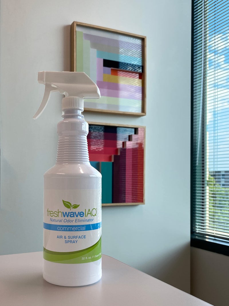 Fresh Wave IAQ Commercial Odor Eliminating Air & Surface Spray with Trigger, 32 Fl. Oz. | Safer Odor Relief | Natural Plant-Based Odor Eliminator | Odor Absorber for Home or Commercial Areas - Image 4