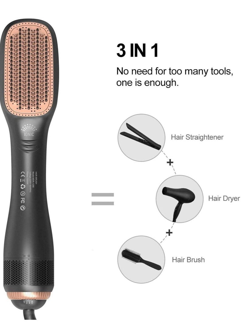 Y&D Ceramic Dryer And Styler 2 In 1 Black/Beige  - Image 5