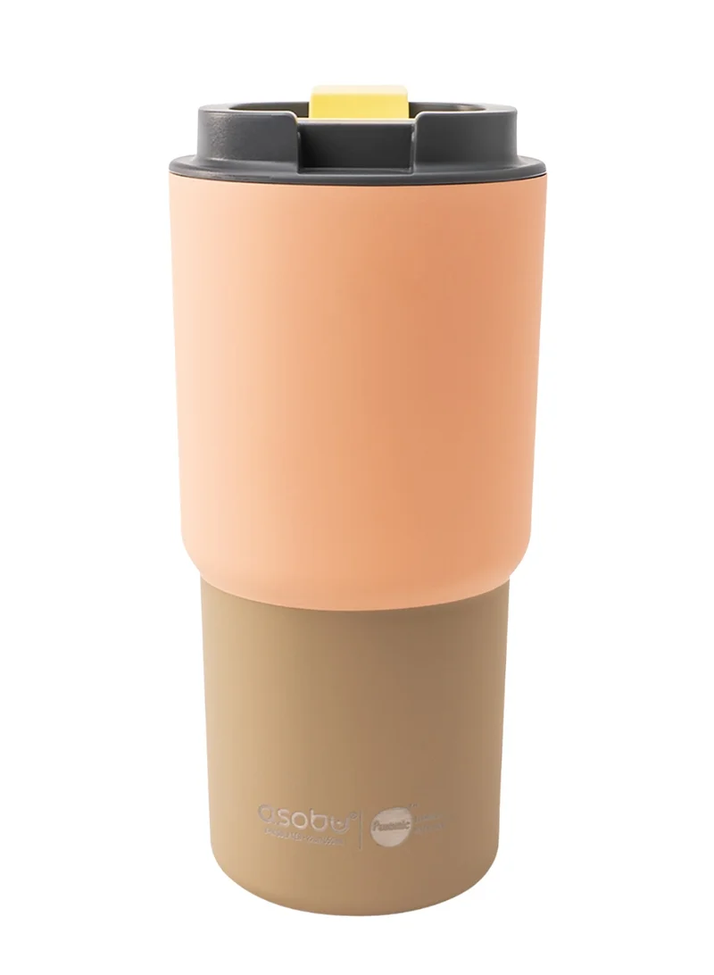 Asobu Pick Me Up Coffee Mug 590ml – Ceramic Lined Insulated Travel Mug with Stainless Steel Body, No Metal Taste, Keeps Flavors True for Hot & Cold Drinks