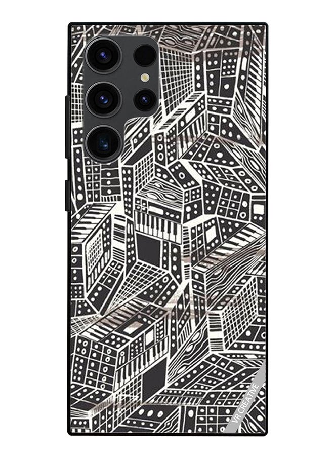 VR CREATIVE Protective Case Cover For Samsung Galaxy S24 Ultra Layer Design Multicolour - Image 1