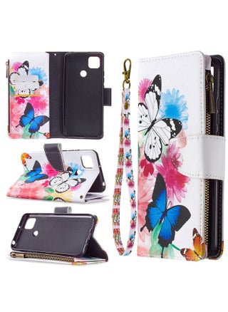 Case Cover For Xiaomi Redmi 9C Colored Drawing Pattern Zipper Horizontal Flip Leather Case with Holder & Card Slots & Wallet Two Butterflies - pzsku/Z3D4C724B033C0ABCBDC6Z/45/_/1711234278/9acf2249-bed4-46d9-bec1-32b91700a7c4