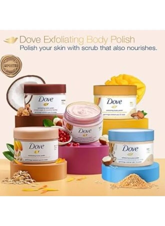 Dove Exfoliating Scrub Kit 5 Pieces