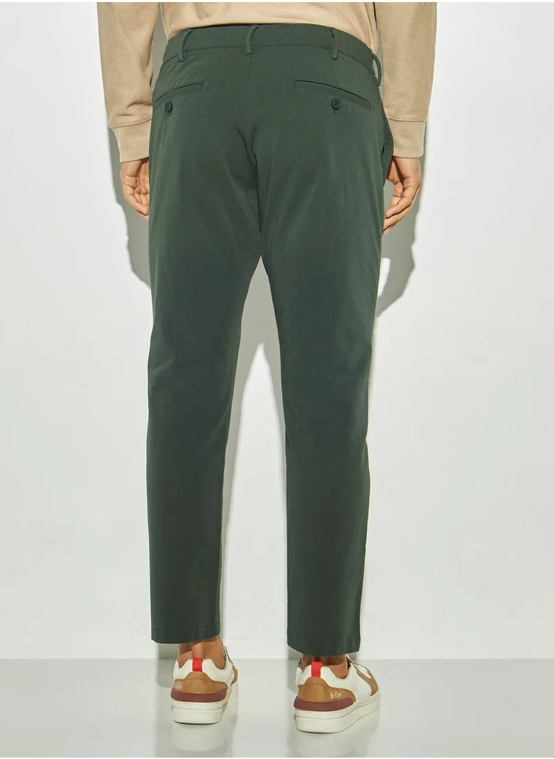 Iconic Iconic Solid Relaxed Fit Chinos