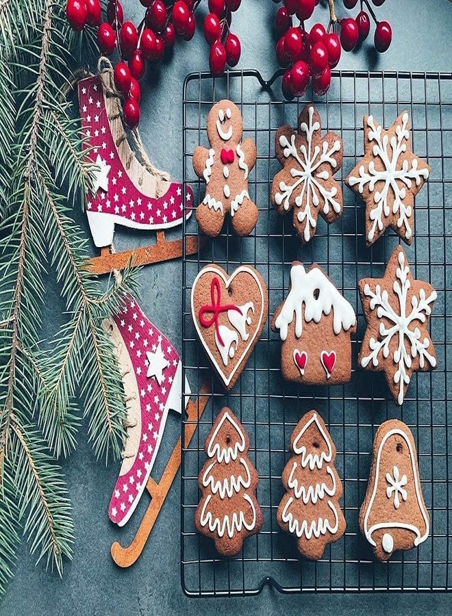 BAKERS 4U رف تبريد مستطيل غير لاصق، أدوات خبز (أسود) - Image 3