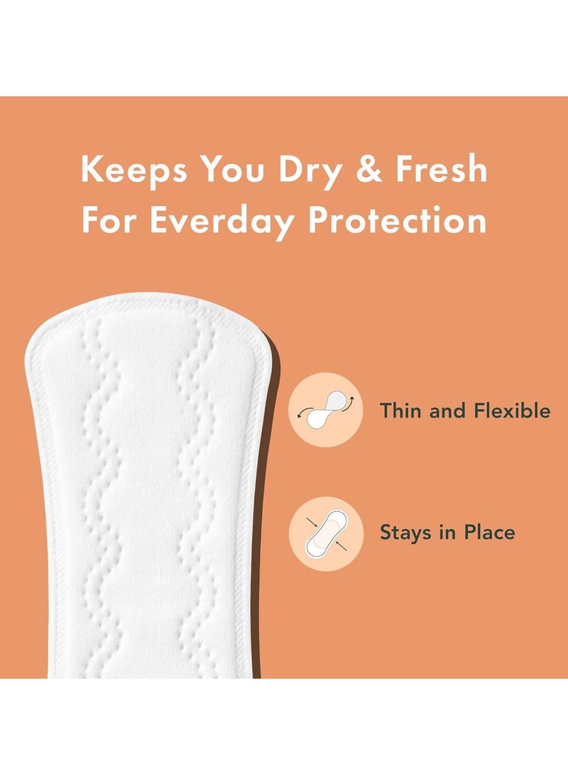 Rael Korean Organic Cotton Long Panty Liners Pack of 18 Breathable Thin Daily Pads for Women Gentle Hygiene Fresh Natural Comfort Eco Friendly Protection for Sensitive Skin - Image 3