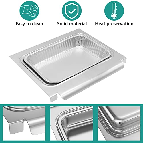 EasiBBQ 67047 Catch Pan Holder with Aluminum Drip Pans for Weber Spirit I&II 200/300 Series, Drip Tray for Genesis II LX200/300 Series, Grease Cup/Tray Replacement Part for Weber 67047 83156 6415 - Image 3
