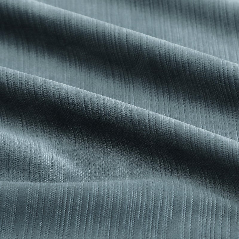 Vision Home Blue Velvet Pinch Pleated Blackout Curtains 95% Room Darkening Window Curtains 95 inch for Living Room Bedroom Thermal Insulated Back Tab Velvet Drapes Pin Hooks 40" Wx95 Lx2,Storm Blue - Image 5