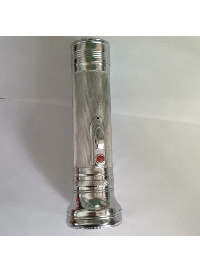 Seventy-eighty Sales Agency Old Stock Two-section No. 1 Battery Iron Flashlight Nostalgic Collection One-Color:Default - Image 2