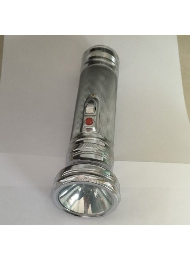 Seventy-eighty Sales Agency Old Stock Two-section No. 1 Battery Iron Flashlight Nostalgic Collection One-Color:Default - Image 1
