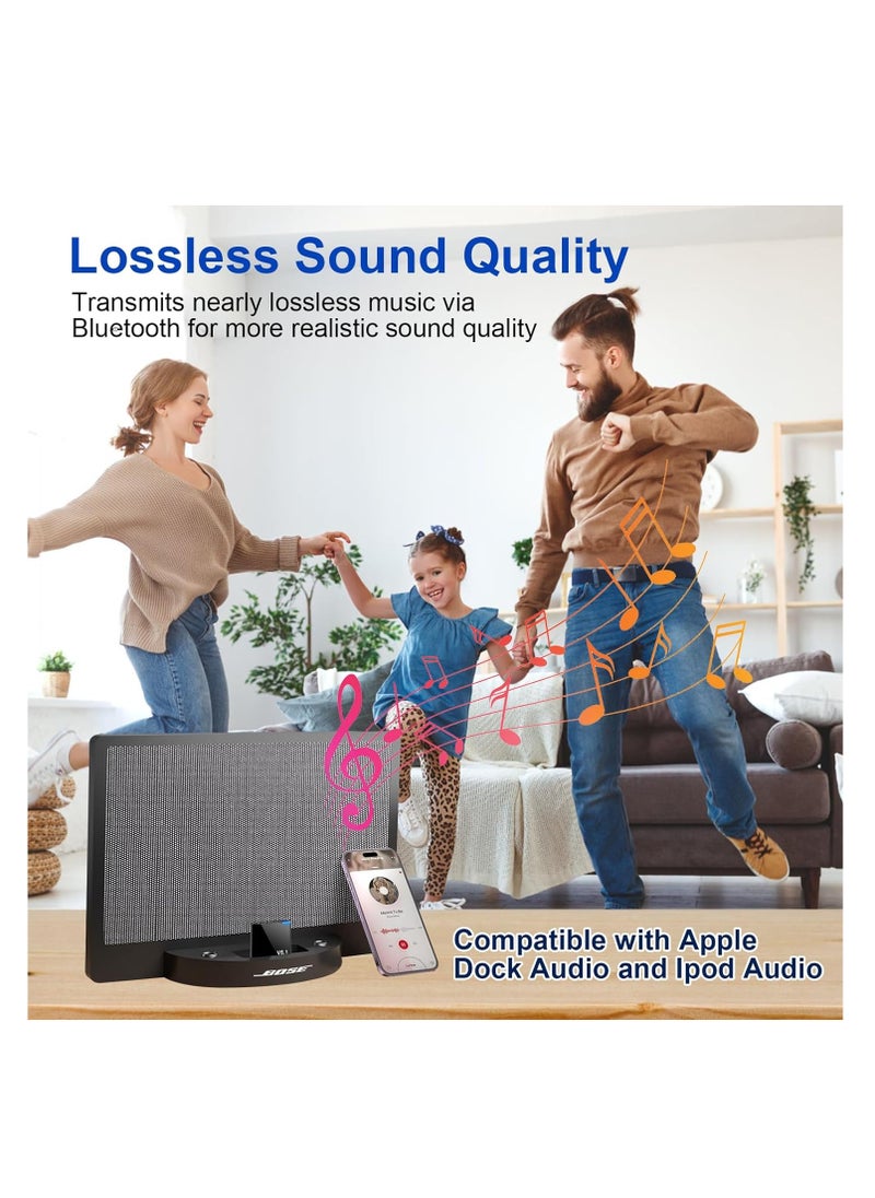 Generic - 30-Pin Bluetooth Adapter, 5.1 Bluetooth Audio Receiver for Apple Dock, iPod, iPhone, Bose SoundDock & Other 30-Pin Music Docking Stations - Wireless Streaming Made Easy! - Image 1