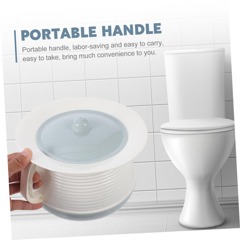 Portable Urinal for Adults and Children Bedside Commode Plastic Medical Toilet - Image 5