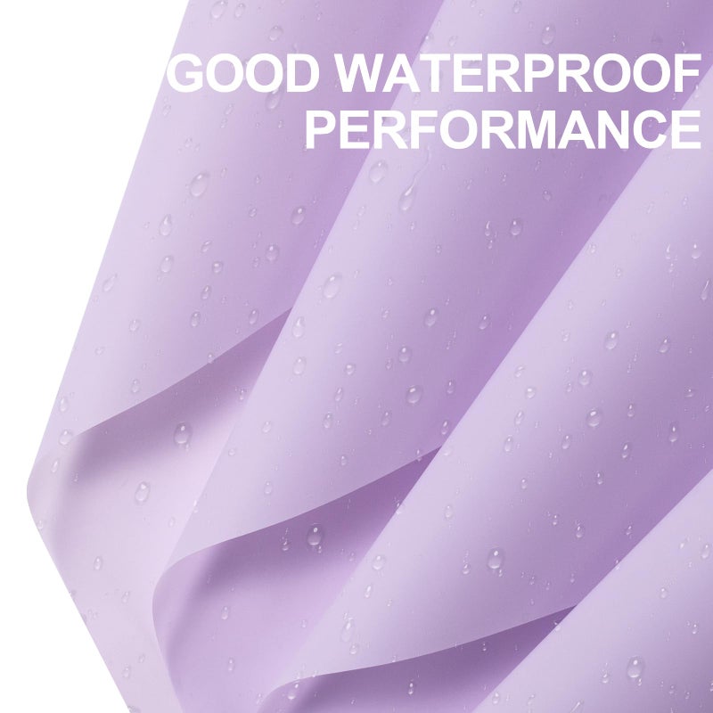 WRAPAHOLIC 20 Sheets Flower Wrapping Paper - 22.4 x 22.4 inch Pure Light Purple Water-Resistant Floral Bouquet Wrapping Paper, Florist Supplies Packaging for Wedding Birthday Gift DIY - Image 2
