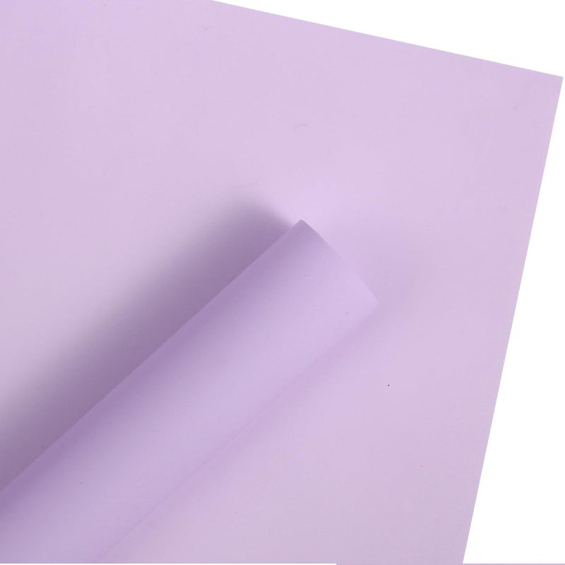 WRAPAHOLIC 20 Sheets Flower Wrapping Paper - 22.4 x 22.4 inch Pure Light Purple Water-Resistant Floral Bouquet Wrapping Paper, Florist Supplies Packaging for Wedding Birthday Gift DIY - Image 4
