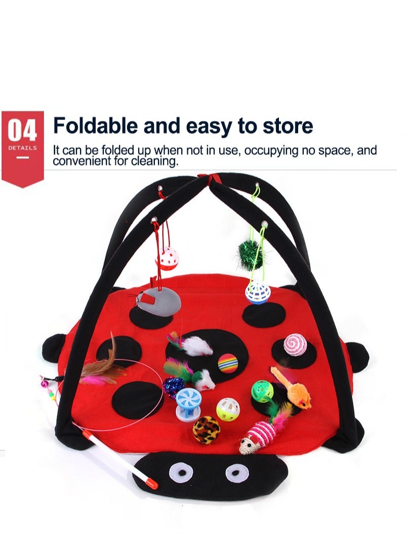 Kidle Interactive Kitty Toys Cat Tent Cat Toys Set for All Cats - Image 5
