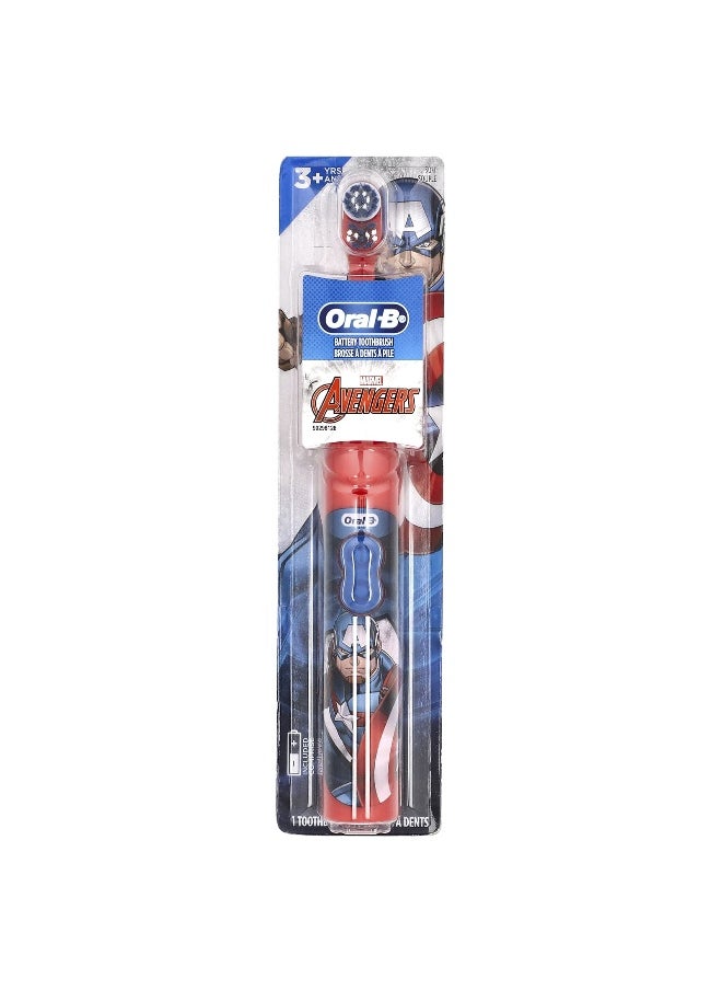 Oral-B Oral-B, Battery Toothbrush, Soft, 3+Years, Marvel Avengers, 1 Toothbrush  - Image 1
