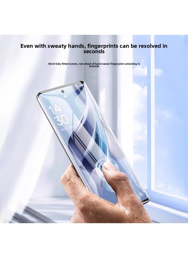 Generic - For Opporeno12 Tempered Film 11 Reno9pro10/13 Mobile Phone Film Oppofindx8/x6/x5-Color:Second-stick Dust-free Warehouse [ultra-clear 1 Piece Pack]Upgraded 50 Times Explosion-proofFingerprint Unlocks In SecondsThe Success Rate Of Applying The Film Is 99%]-Size:OPPO Reno12 Pro - Image 1