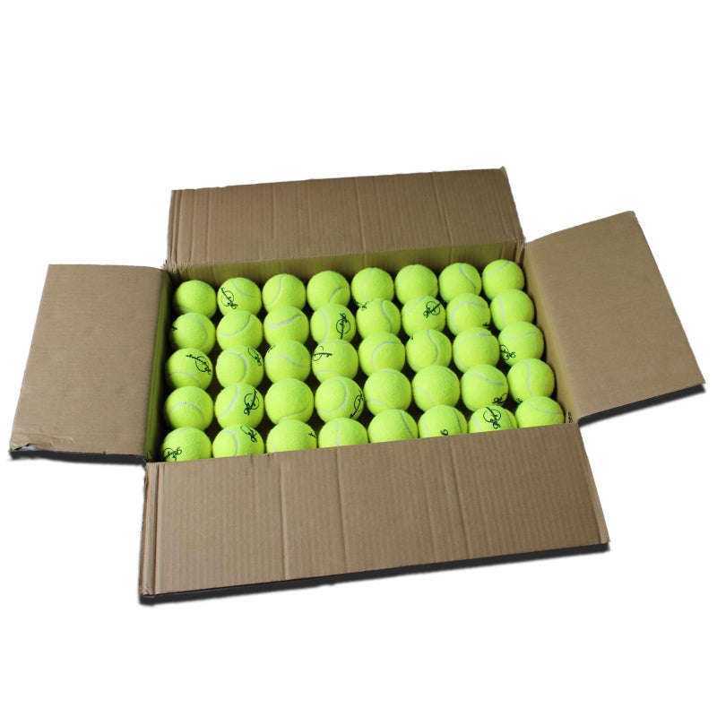 كرات تنس ماجيك أورانج 120 حبة كرات تنس للتدريب المتقدم كرات ممارسة كرات للعب الكلاب تأتي مع حقيبة شبكية للنقل السهل جيدة لتدريب المبتدئين باللون الأصفر