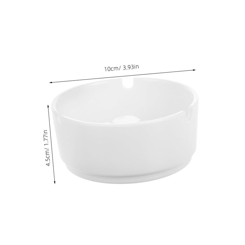 2pcs Break Resistant Plastic Ashtrays For Outdoor Indoor Use Elegant Home Decor Large Capacity For Smokers Patio Balcony Office - Image 3