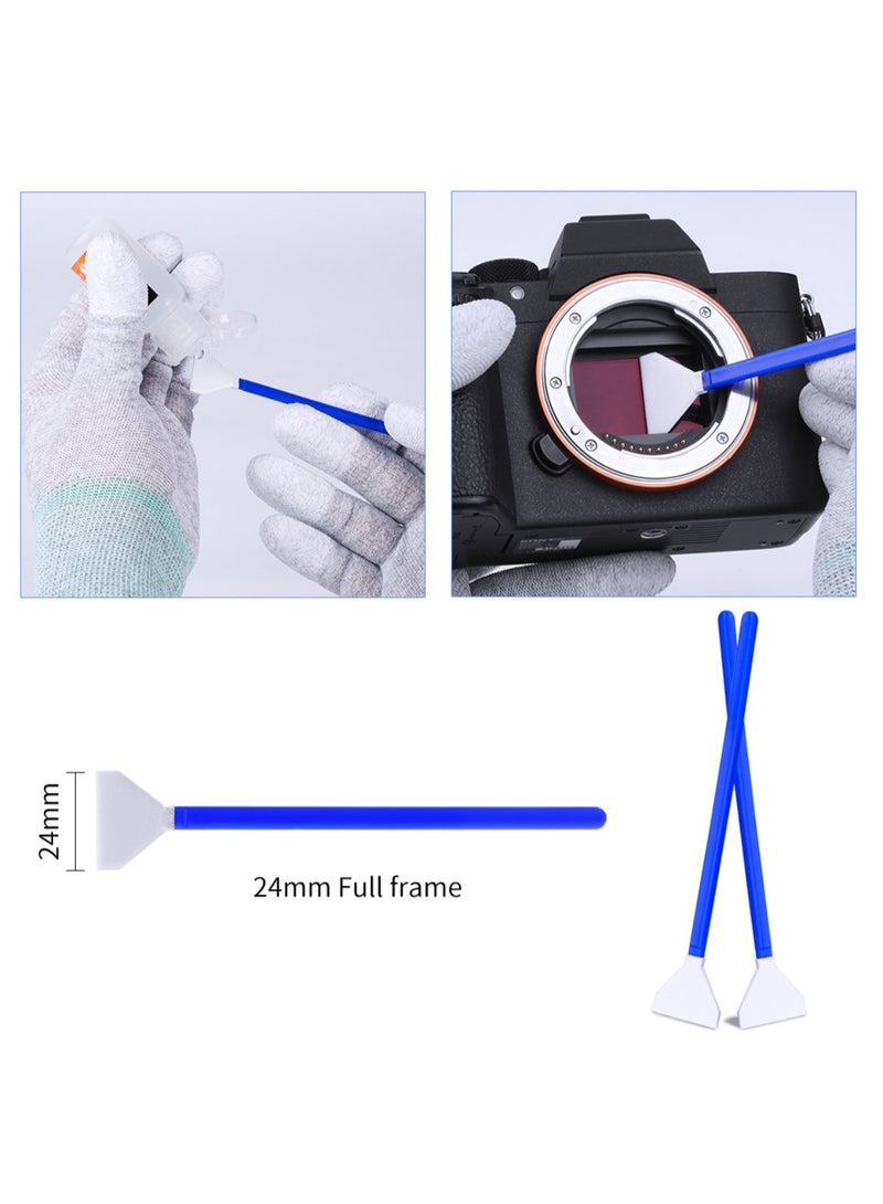 K&F Concept SKU.1599 Full Frame Camera Sensor Cleaning Kit – 16 Swabs with 20ml Cleaning Liquid for DSLR & Mirrorless Cameras - Image 3