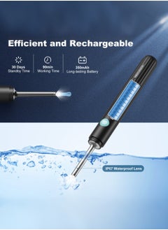 Medcursor Medcursor Ear Wax Removal, Ear Wax Removal Tool Camera with 1080P HD, Ear Cleaner with 6 LED Lights and 6 Soft Ear Scoops for iOS & Android  - Image 3