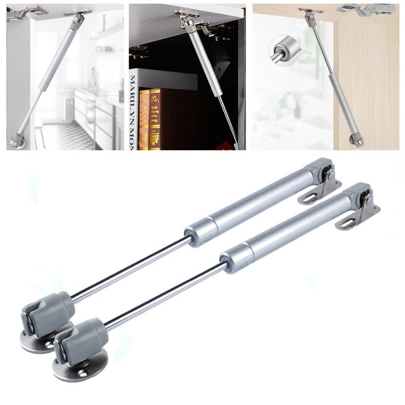 2 Pack Gas Spring Gas Strut Soft Close Hinges Lid Support Kitchen Cabinet Hinges 150N