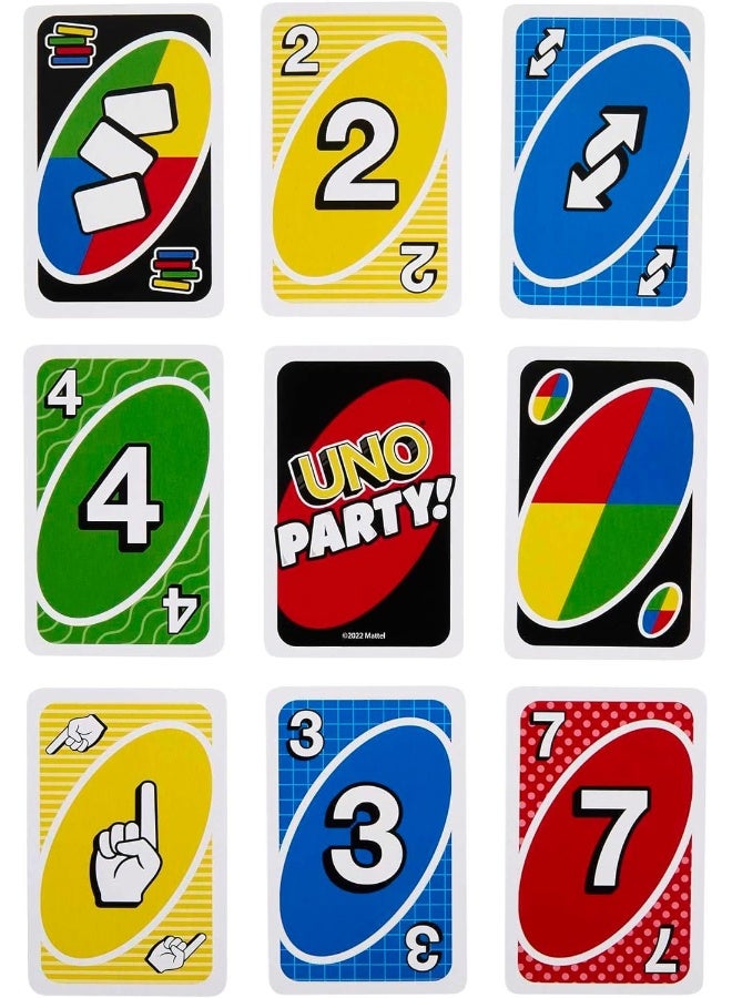 Mattel Games UNO Party Card Game, Fun Games for Adult Game Nights - Image 3