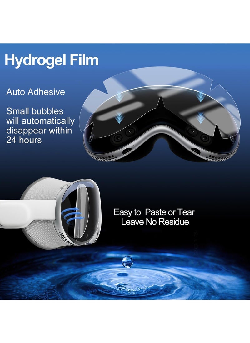 SYOSI - 5 Pack Screen Protector for Vision Pro, TPU Hydrogel Screen Protective, 3D Flexible Curved Full Coverage Edge Protection, HD Clear Bubble Free Screen Protective for Apple Vision Pro - Image 1