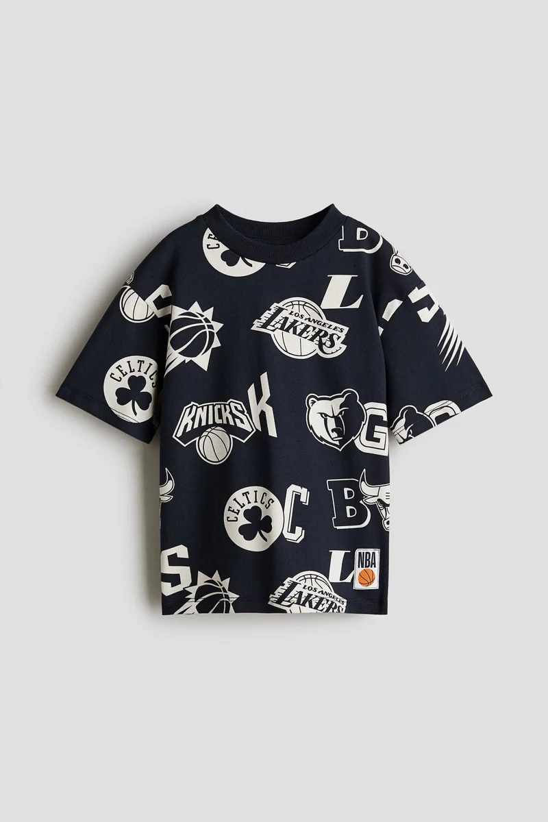 H&M Printed oversized T-shirt