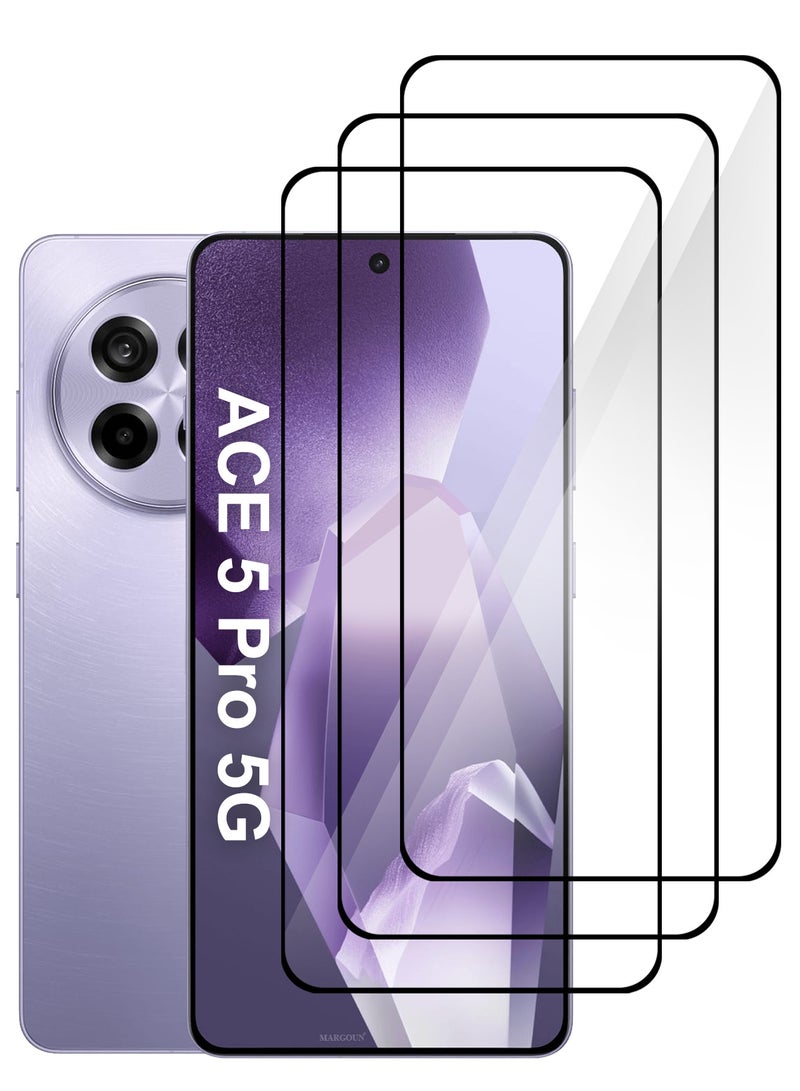 CATANES 3Packs Screen Protector for Oneplus ACE 5 Pro 5G, Tempered Glass , Full Glue, 9H Hardness, HD Clarity, No Bubble - Image 1