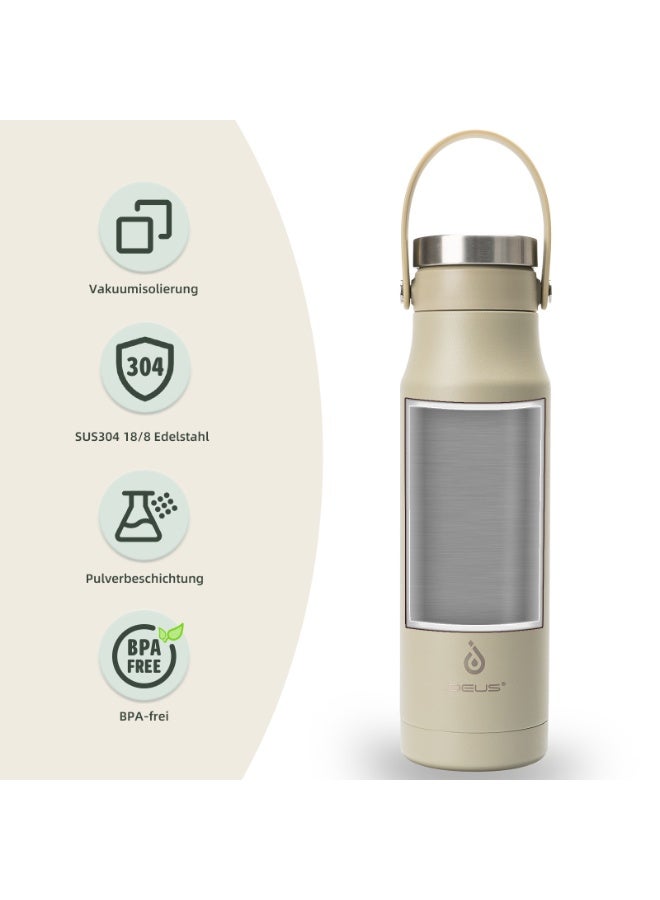 IDEUS 304 Stainless Steel Insulated Bottle with Handle, 700ml Portable Outdoor Travel Sports Water Bottle - Image 2