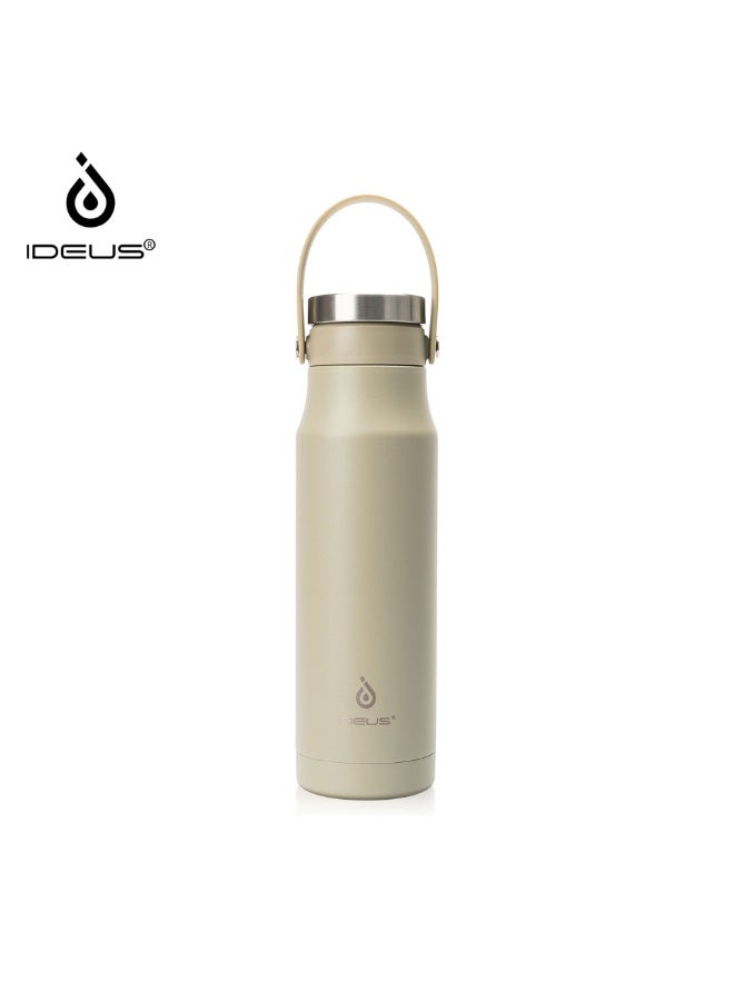 IDEUS 304 Stainless Steel Insulated Bottle with Handle, 700ml Portable Outdoor Travel Sports Water Bottle - Image 1