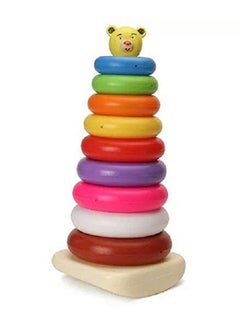 Nabhya Nabhya Rings Stacking Rings Educational Pre School (Multicolor) (Combo of Rack N Stack and Jumbo Ring)  - Image 4