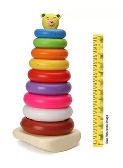 Nabhya Nabhya Rings Stacking Rings Educational Pre School (Multicolor) (Combo of Rack N Stack and Jumbo Ring)  - Image 3