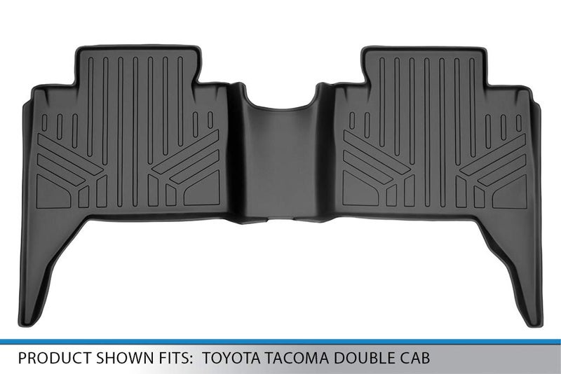 MAX LINER MAXLINER Floor Mats 2nd Row Liner Black for 2016-2020 Toyota Tacoma Double Cab - Image 3