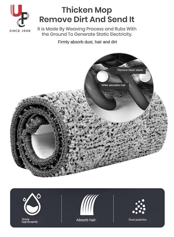 UPC U.P.C. Flat Mop Spare Refill Set of 6 (Suitable for UPC Flat Mop) - Image 2