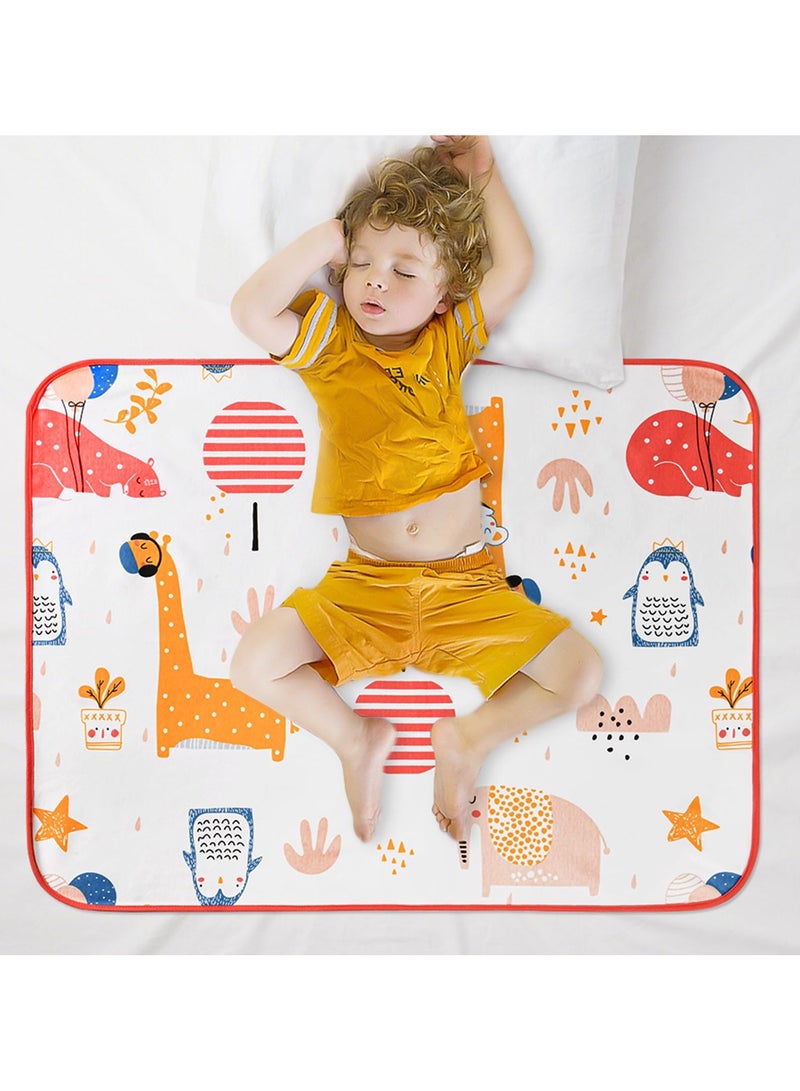 SYOSI Potty Training Bed Pads Bed Protector  Bed Wetting Mattress Protector Bed Wetting Sheets Mats Absorb Water Pads Toddler Sheet Protector Toilet Training for Kids for Single Toddler Bed 70 x 90CM - Image 1