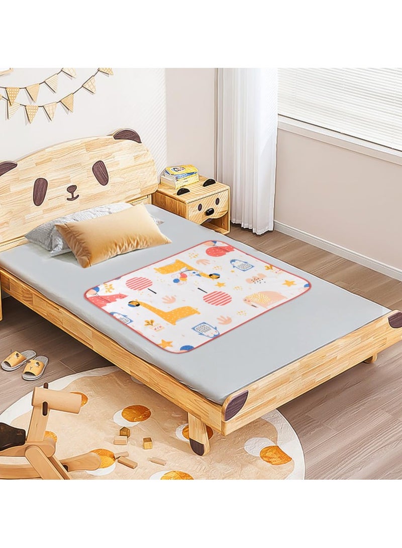 SYOSI Potty Training Bed Pads Bed Protector  Bed Wetting Mattress Protector Bed Wetting Sheets Mats Absorb Water Pads Toddler Sheet Protector Toilet Training for Kids for Single Toddler Bed 70 x 90CM - Image 4