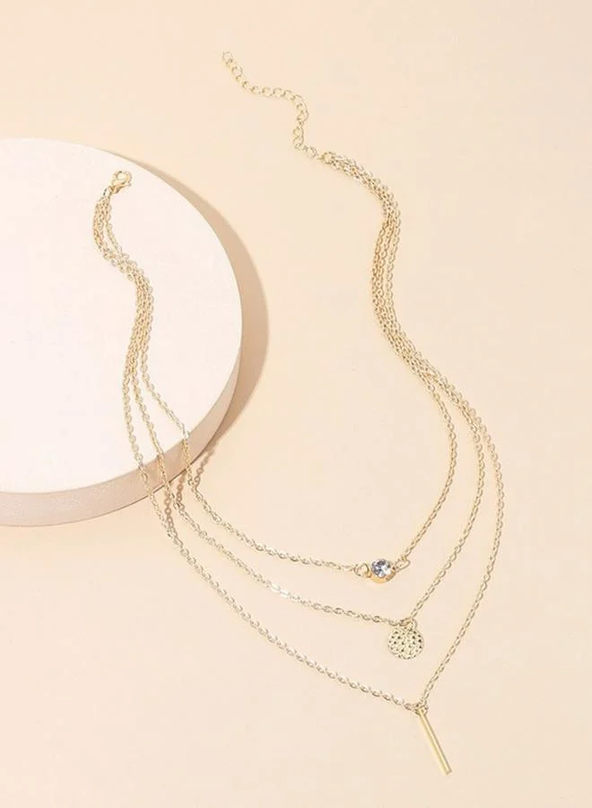 Take Two Bar Pendant Layered Necklace