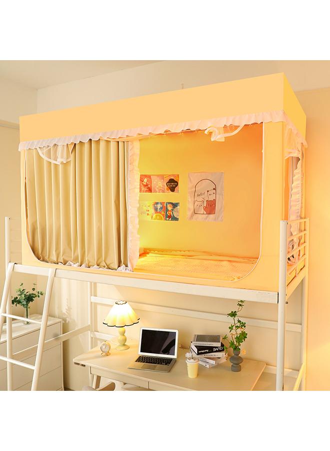 Bluejw Commercial Student Dormitory Mosquito Net 90x 200 Extended Telescopic Bed Curtain Curtain Integrated Shading Upper And Lower Bunk - Image 1