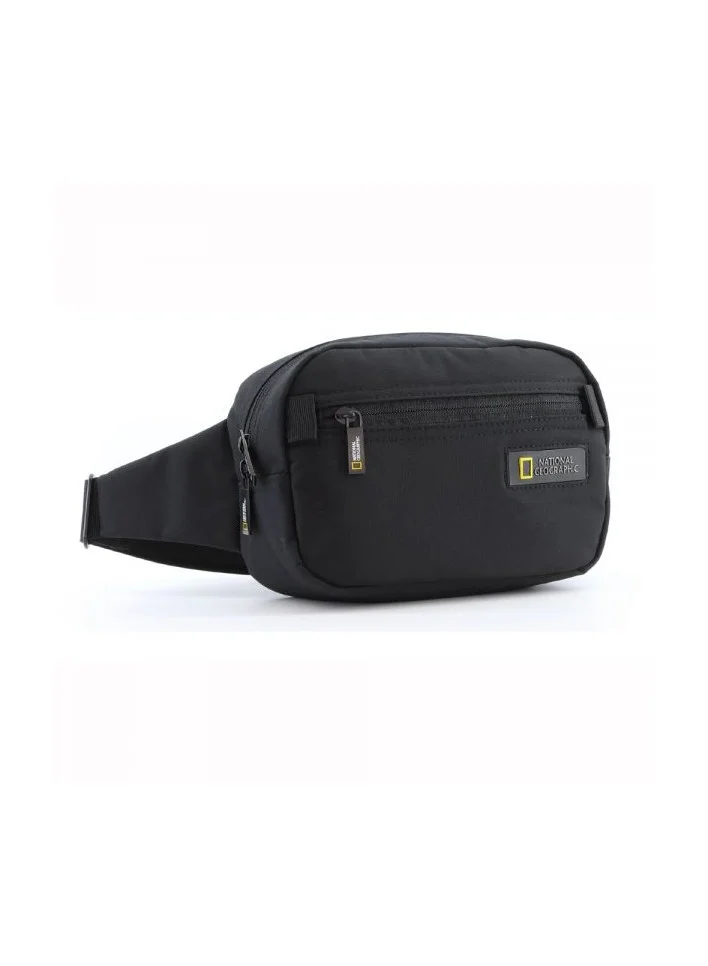 NATIONAL GEOGRAPHIC National Geographic Mutation Waist Bag Black, Hip Bag With Adjustable Strap, RFID Pocket, Suitable For Travel, Outdoors, Gym, Hiking For Men And Women
