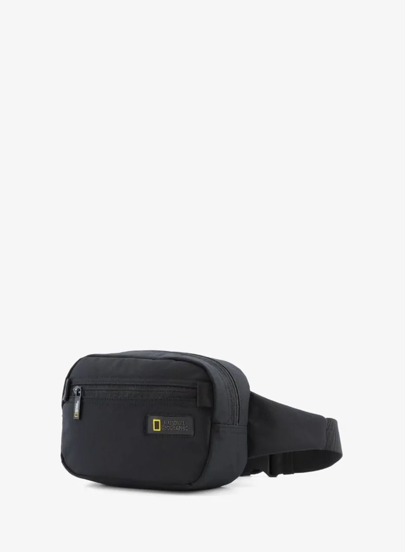 NATIONAL GEOGRAPHIC National Geographic Mutation Waist Bag Black, Hip Bag With Adjustable Strap, RFID Pocket, Suitable For Travel, Outdoors, Gym, Hiking For Men And Women
