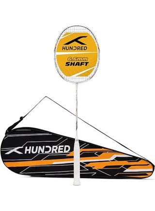 FLUTTER S ZOOM Carbon Fibre Strung Badminton Racket with Full Racket Cover | For Intermediate Players | 78 grams | Maximum String Tension - 32lbs - pzsku/Z3D4E05EA75AF0A8D5434Z/45/_/1695268317/0f68cd59-f4a6-4751-a6a0-13e73129ed35