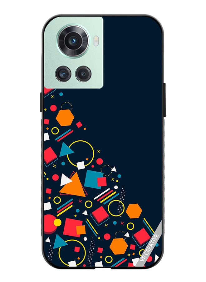 VR CREATIVE Protective Case Cover For OnePlus 10R Abstract Design Multicolour - Image 1