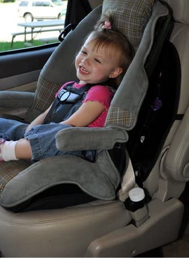 Buckle Guard Seat Belt Button Cover (Black 2 Pack) Deters Kids and Disabled Adults from Opening Their Seat Belt Buckles While Riding in a Motorized Vehicle, Works Best on Buses, Commercial Vans - Image 5