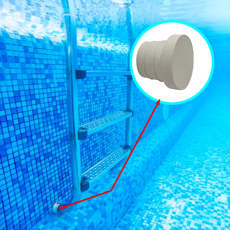 Poolzilla 2-Pack Ladder Rubber Bumper, Pool Ladder Bumper to Protect Pool Liner, Made with Durable Rubber - Image 3