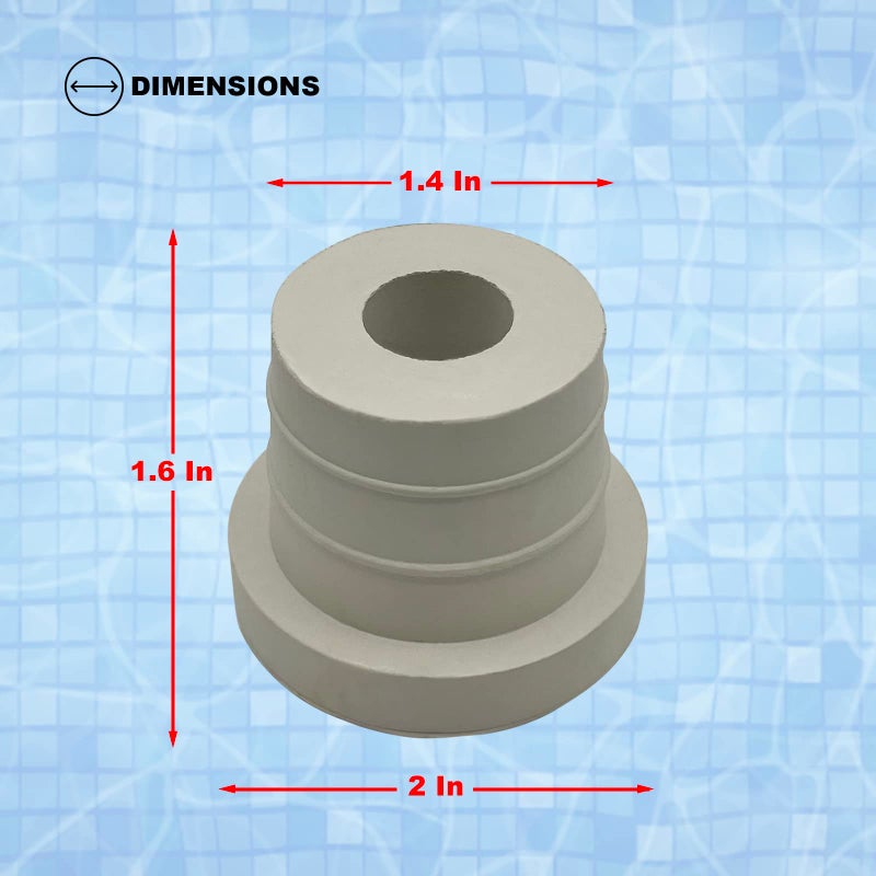 Poolzilla 2-Pack Ladder Rubber Bumper, Pool Ladder Bumper to Protect Pool Liner, Made with Durable Rubber - Image 2