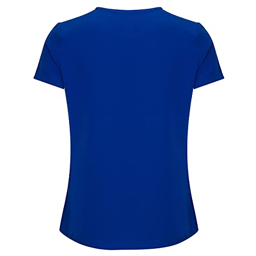 Natural Uniforms Women's Cool Stretch V-Neck Top and Cargo Pant Set (True Royal Blue, X-Small) - Image 3