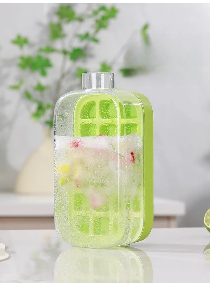 Betaoby Portable Ice Ball Maker Kettle Creative Ice Cube Mold Kitchen Gadgets Ice Hockey Lattice Making Tool Kettle With Straw and Shoulder Strap for Travel/Kitchen - Image 5
