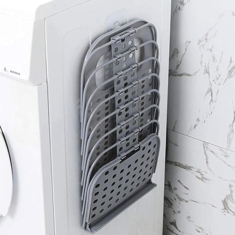 Hanging Laundry Basket Folding Laundry Hamper Bag for Bathroom Bedroom Kitchen and Office SpaceSaving Foldable Storage for Dirty Clothes Pack of 1 - Image 4