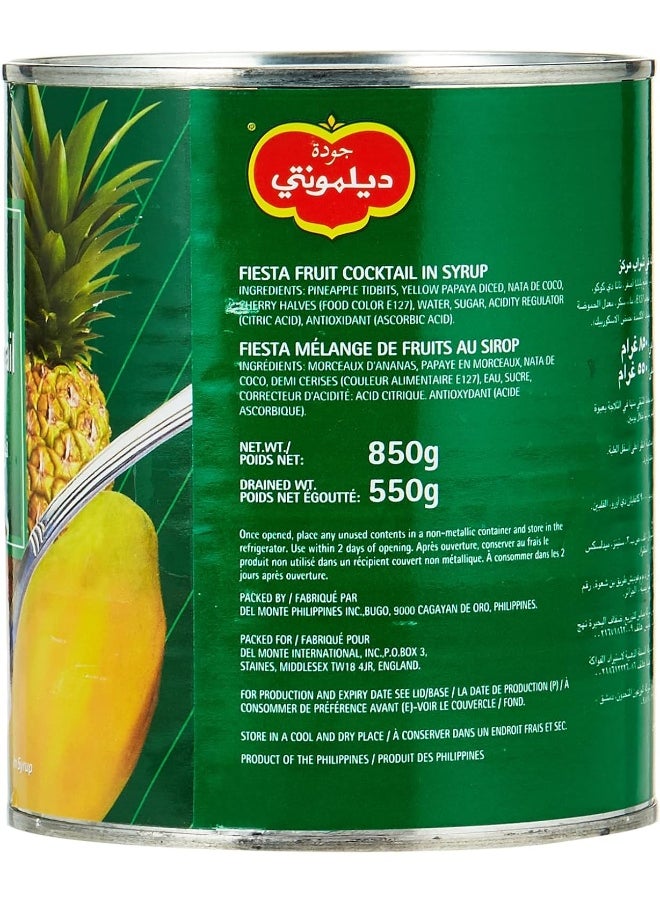 Del Monte - Del Monte Fiesta Mixed Fruit In Syrup, 2 X 850 Gm - Image 1